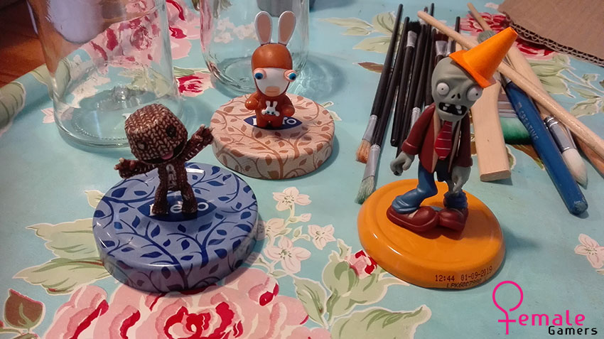 Ongebruikt DIY: Creatief bewaar potje met (game) figurines op de deksel XI-52