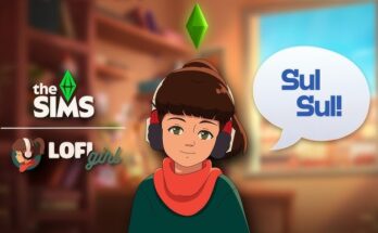The Sims x Lofi Girl samenwerking.