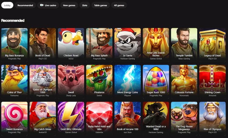 Bet Ninja games library