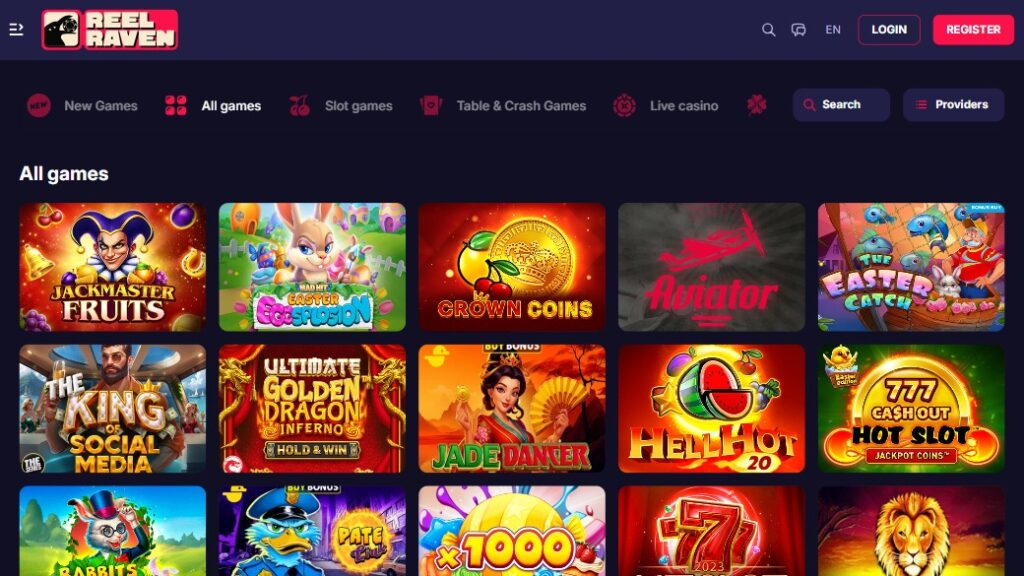 reelraven casino pagina