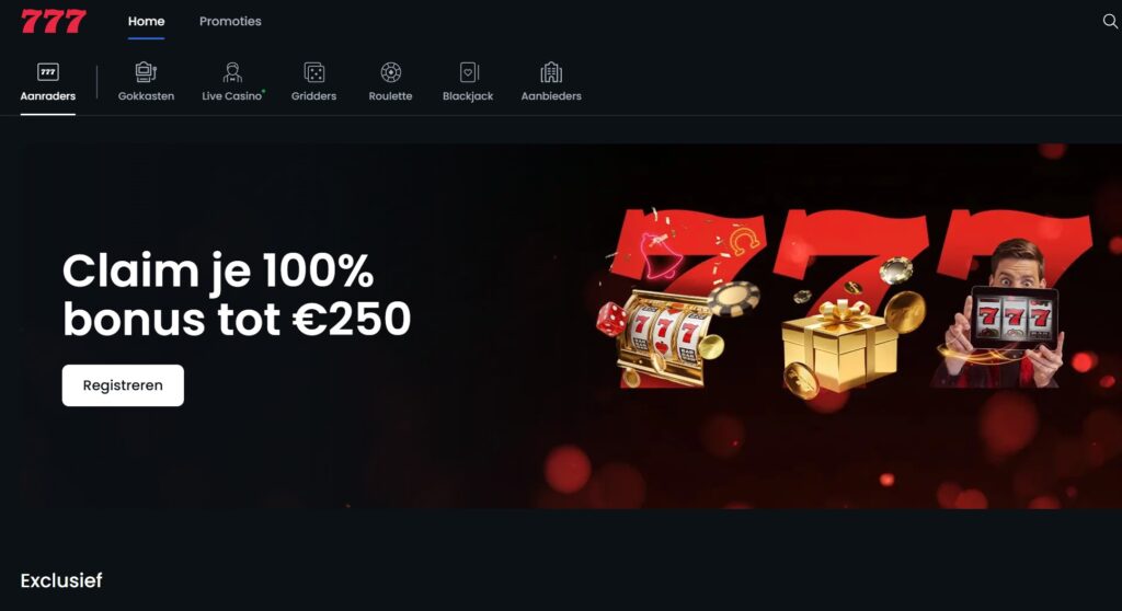 Casino 777 online casino games homepage
