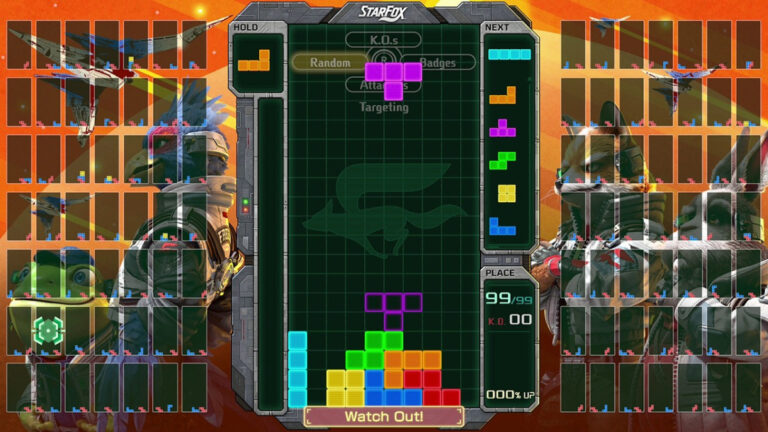 Tetris 99 (Star Fox)