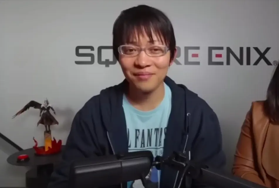 Naoki Hamaguchi voor een Square Enix-achtergrond.